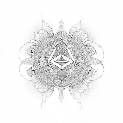 maha mritunjay mantra tattoo design idea