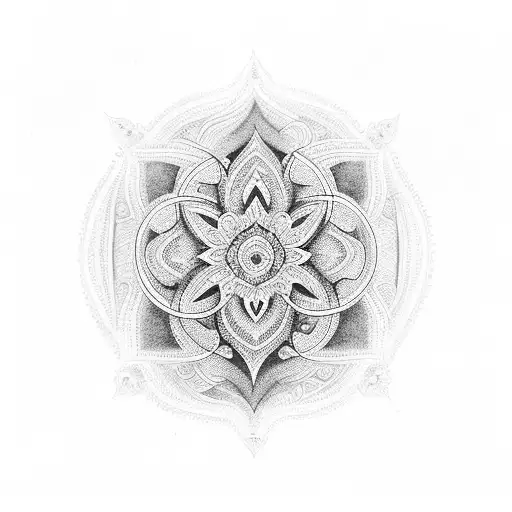 maha mritunjaya mantra tattoo design idea