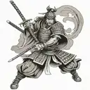 samurai warrior including the word kaizen and. Japanese tattoo design idea