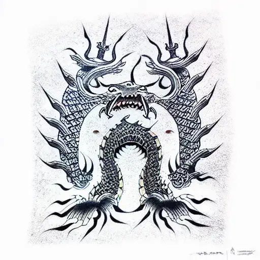Jormungand tattoo design idea