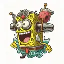 anal cavity spongebob squarepants spongebob tattoo design idea
