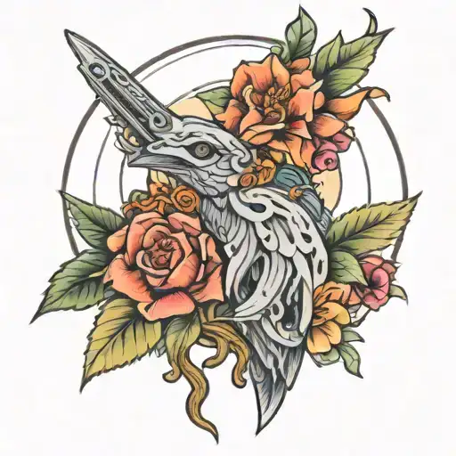 halo and Harper tattoo design idea