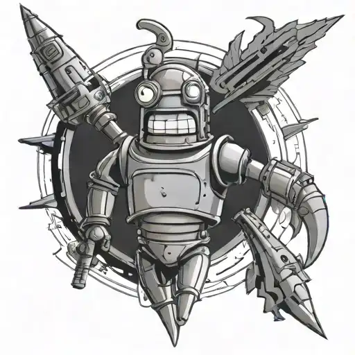 futurama tattoo design idea