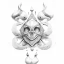 pistachio tattoo design idea