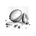 pistachio, raspberry, avocado  tattoo design idea