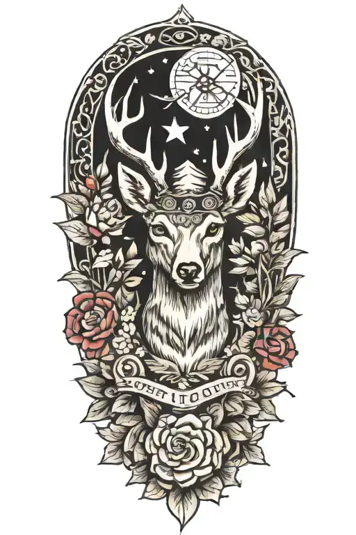 deer lodge park, ca tattoo design idea