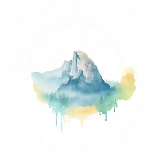 yosemite tattoo design idea