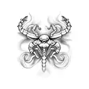 scorpio  tattoo design idea