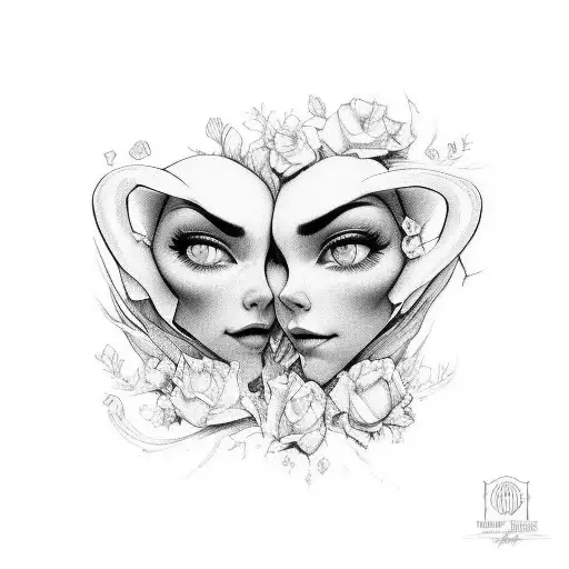 between us, i think there's something special and if i lose my mental, just hold my hand even if you don't understand. tattoo design idea