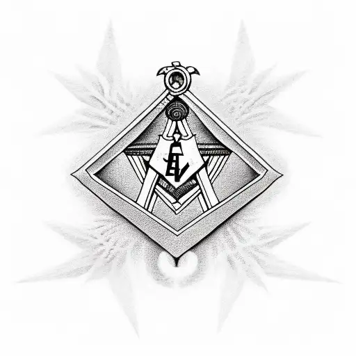 masonic tattoo design idea