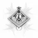 masonic tattoo design idea
