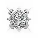 masonic tattoo design idea