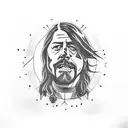 Dave grohl  tattoo design idea