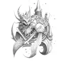 Final Fantasy 7  tattoo design idea