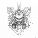 Final Fantasy 7  tattoo design idea