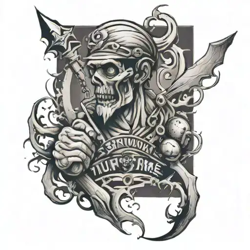 survival in tuff times come and go tattoo design idea
