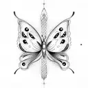 butterflies tattoo design idea