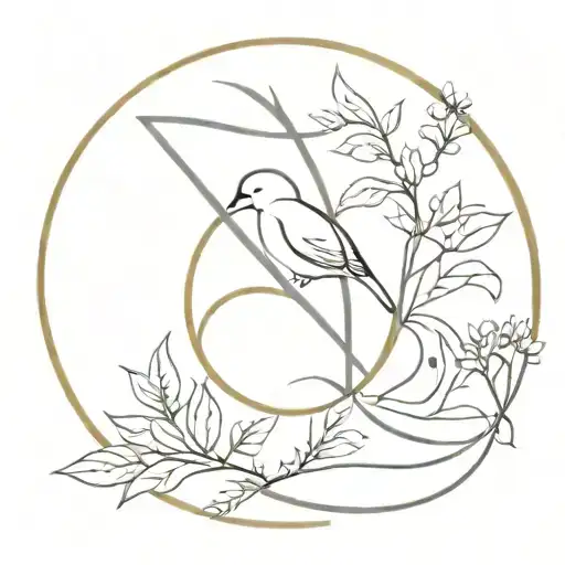 5 minutes of peace tattoo design idea