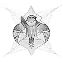 Swallow Bird tattoo design idea