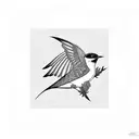 Swallow Bird tattoo design idea