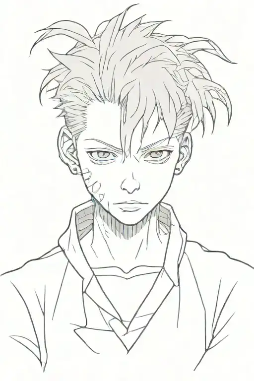 megumi fushiguro jujutsu kaisen tattoo design idea