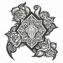 religious tattoo design idea