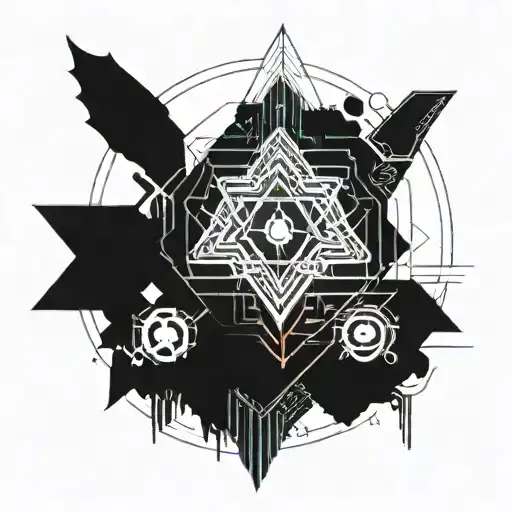 kal bhairav ​​god tattoo design idea