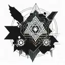 kal bhairav ​​god tattoo design idea