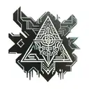 kal bhairav ​​god tattoo design idea