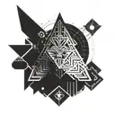 kal bhairav ​​god tattoo design idea