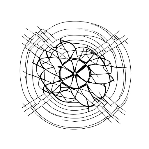 pitchfork tattoo design idea