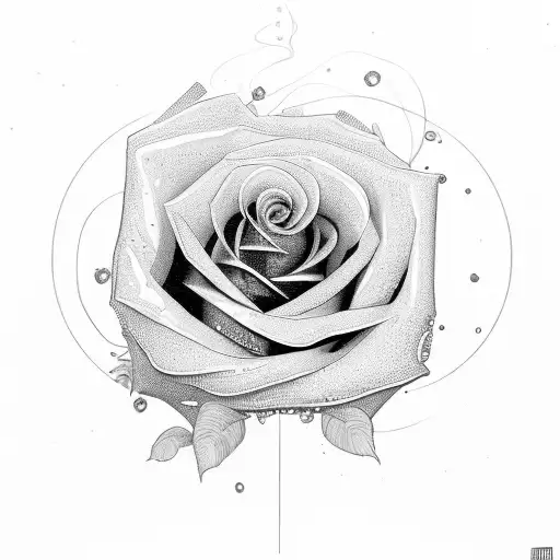 Last name Breuninger with a rose tattoo design idea