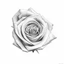 black rose hot pink highlights clock name alice tattoo design idea