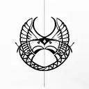 Hugin and Munin tattoo design idea