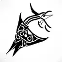 Hugin and Munin tattoo design idea