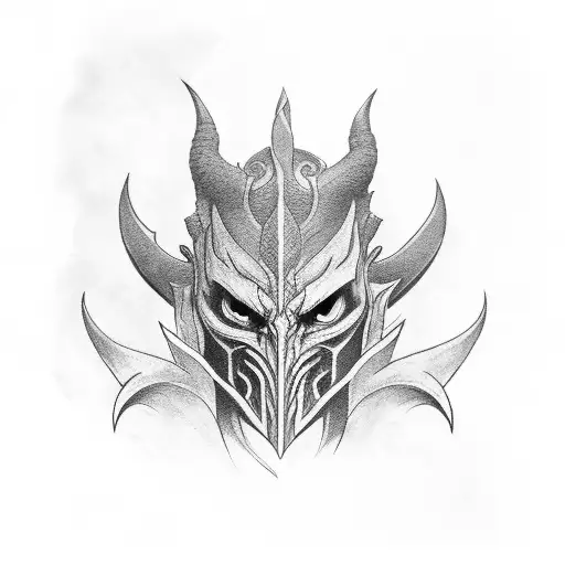 Malekith, black blade tattoo design idea