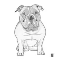 american bully tattoo  tattoo design idea