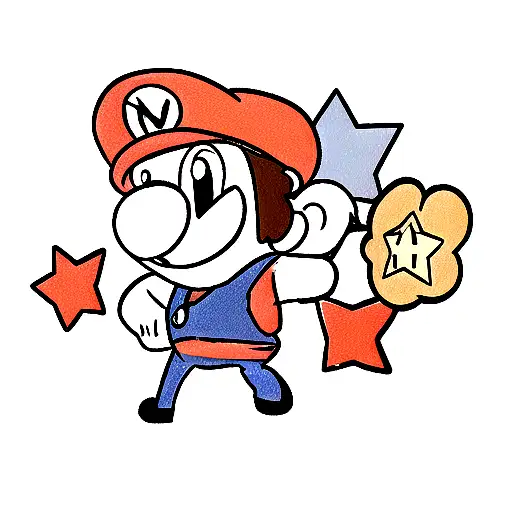 mario tattoo design idea