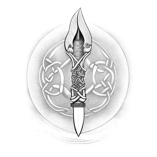 celtic spear tattoo