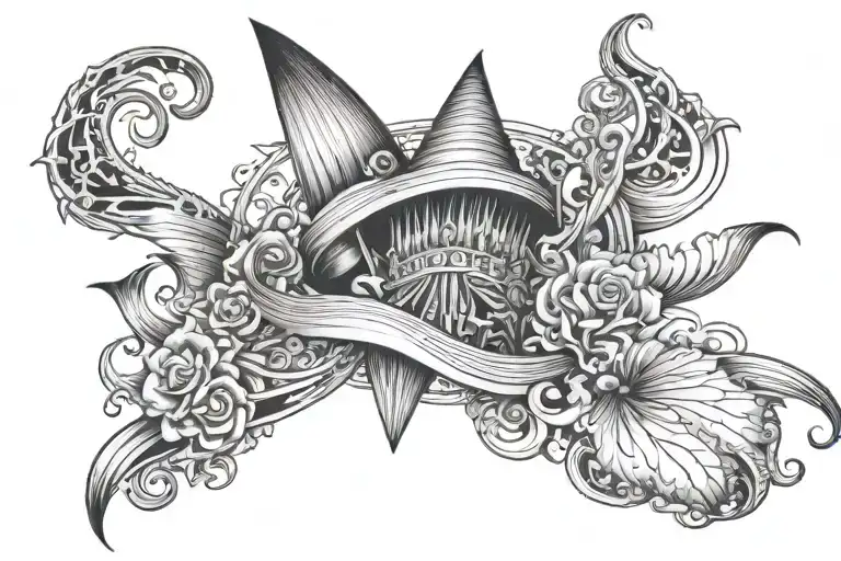 abracadabra tattoo design idea