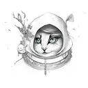 open book one with Alice in Wonderland and one Narnia  tattoo design idea