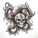 boredom symbol tattoo design idea