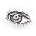 Evil Eye tattoo design idea