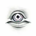 Evil Eye tattoo design idea