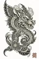 Dhanu tattoo design idea