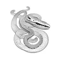 snake wrapped around sword tattoo design idea