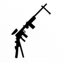 " or make new prompt: Make a rifle realistic --ar 9:16 tattoo design idea
