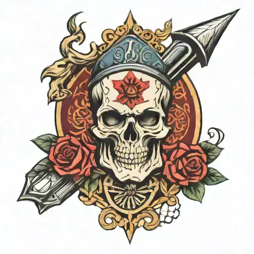 brother hood arm  tattoo design idea