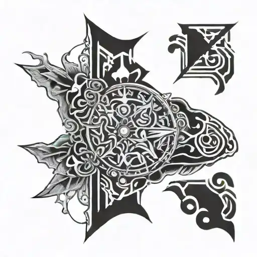 brother hood arm simple tattoo design idea