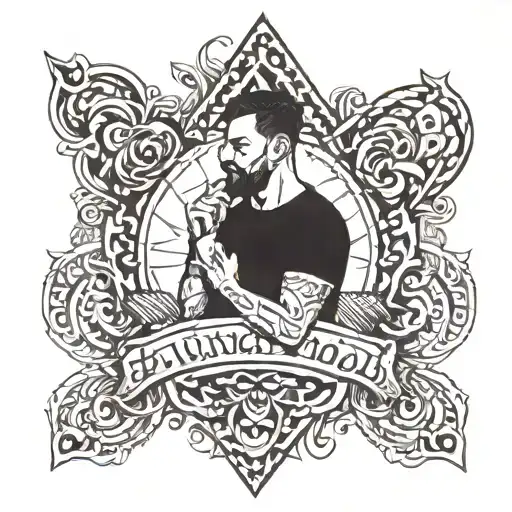 brother hood arm  tattoo design idea